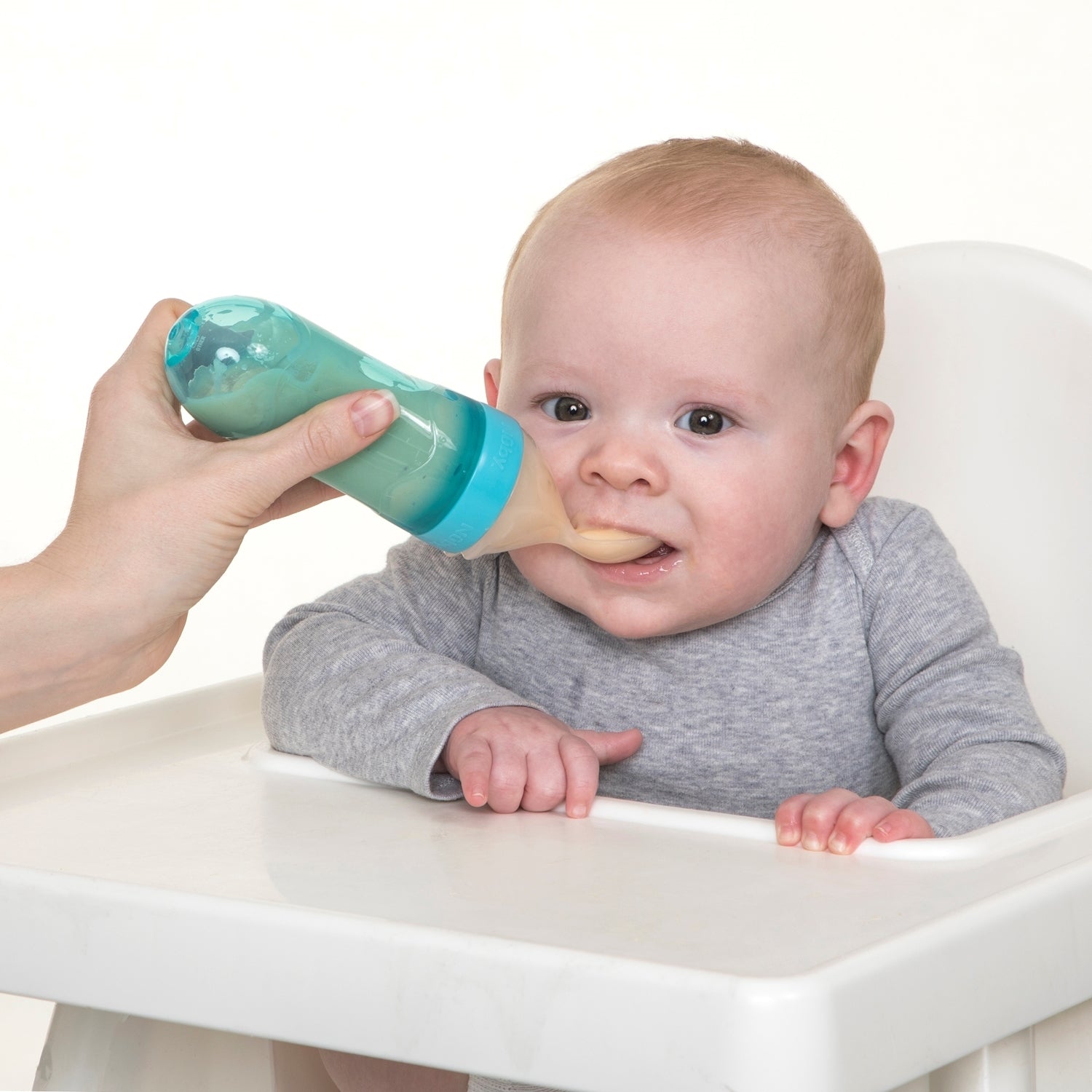 Silicone Squeeze Feeder with Cover