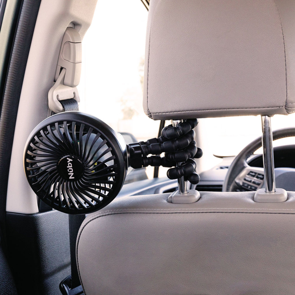Large LED Stroller Fan | Black